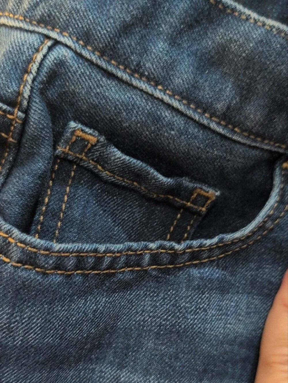 The Children's Place Dark Blue Rolled Cuff Denim Shorts